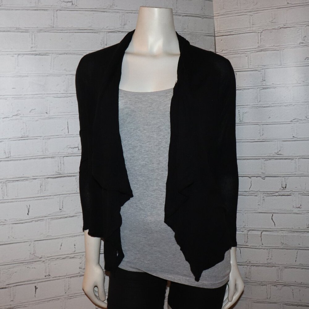 Black Cardigan Size Medium by Ambiance Apparel